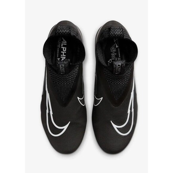 Nike Alpha Menace Elite 3 Black Football Cleats CT6648-010 Men’s Size 8.5 - Picture 5 of 10